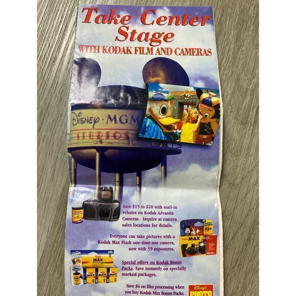 1999 Disney MGM Studios Guidemap - The Osborne Family Spectacle of Lights - Picture 5 of 10